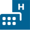 Pictogram van ziekenhuis