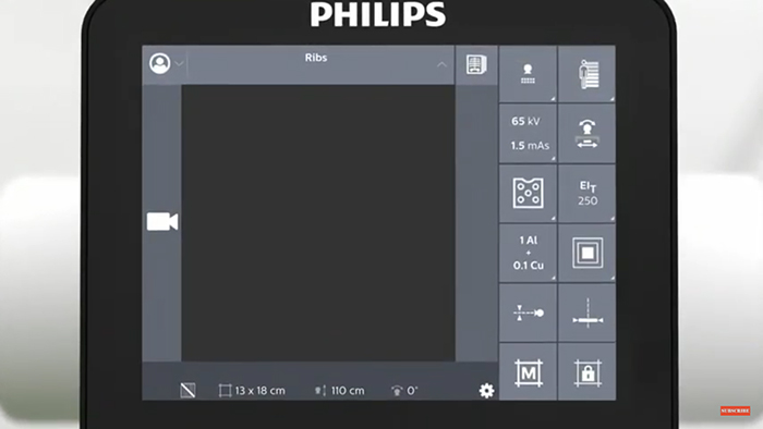 Eleva-r&ouml;ntgenkop met live camera en touchscreen
