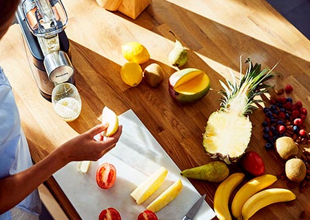 Zelfgemaakte sappen met verse ingredi&euml;nten