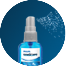 Pictogram 'maak korte metten met bacteri&euml;n die slechte adem veroorzaken'