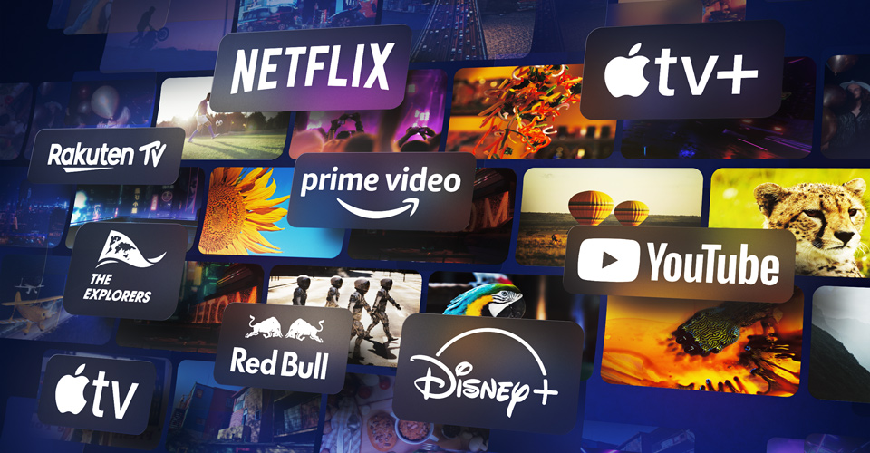 Streamingdiensten en apps