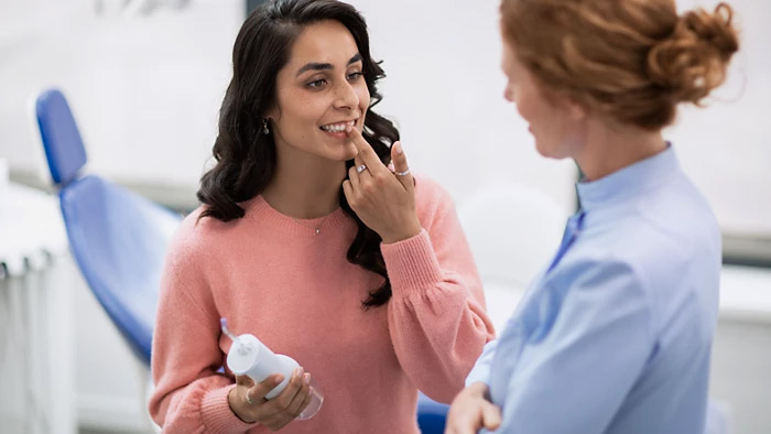 Tanden flossen op de juiste manier