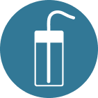 Ge&iuml;ntegreerde traditionele kan (pictogram)