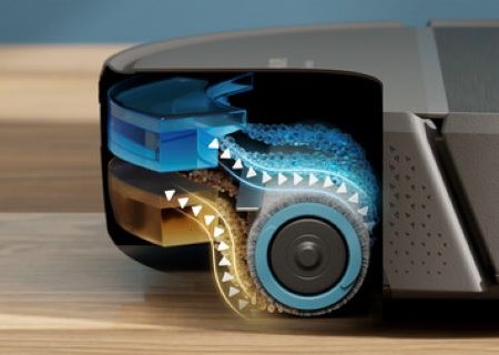 Saugen und Wischen in einem Durchgang, XU7100