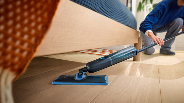 Hoe gebruik je een elektrische dweil?