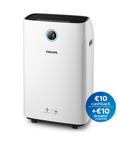 Philips luchtreiniger en luchtbevochtiger