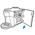 Senseo&reg; Sarista koffiezetapparaat met bonentrechter