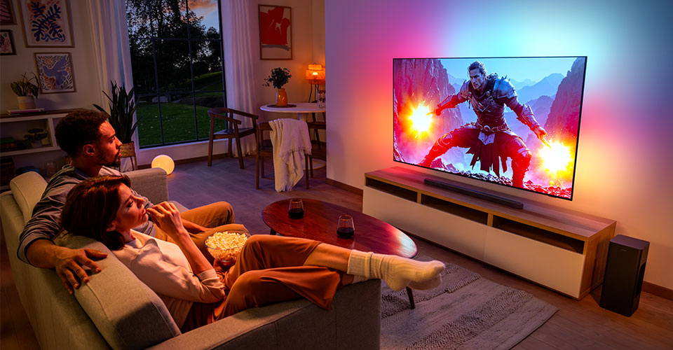 Ambilight-tv's met AI-technologieën