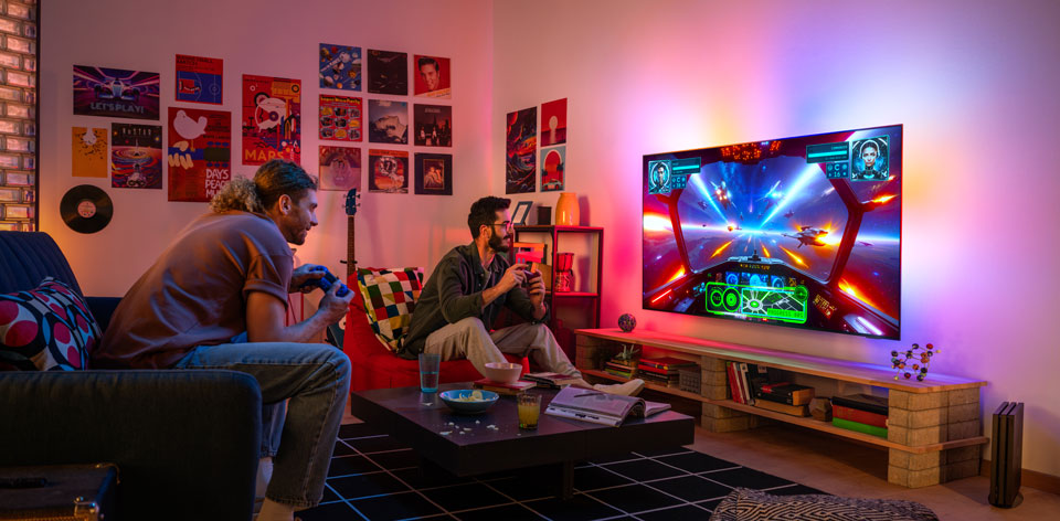 De beste game-ervaring met Ambilight-tv