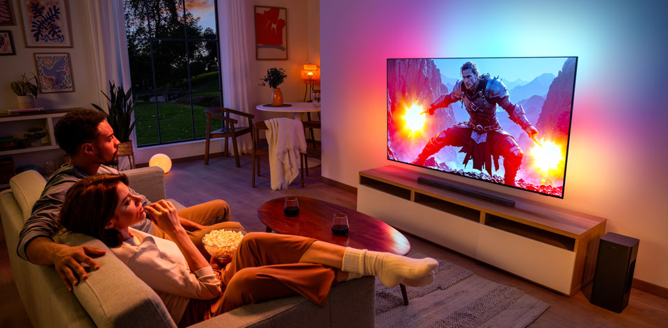 Filmfunctie van de Ambilight-tv's