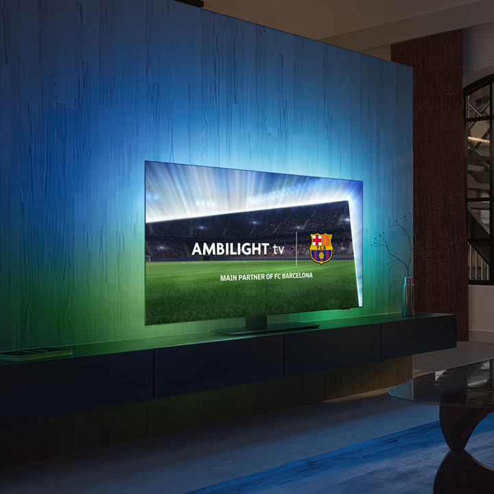 FC Barcelona slaat de handen ineen met Ambilight TV