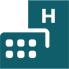 Ziekenhuis pictogram