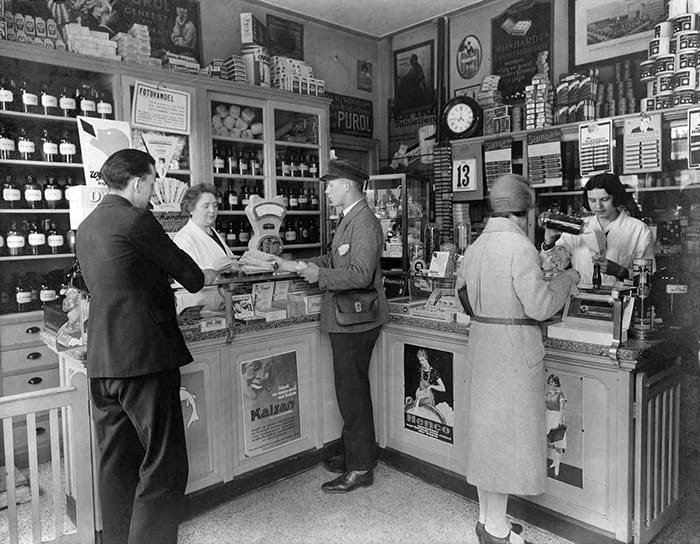 Etos-winkel voor Philips personeel, ca 1931.
