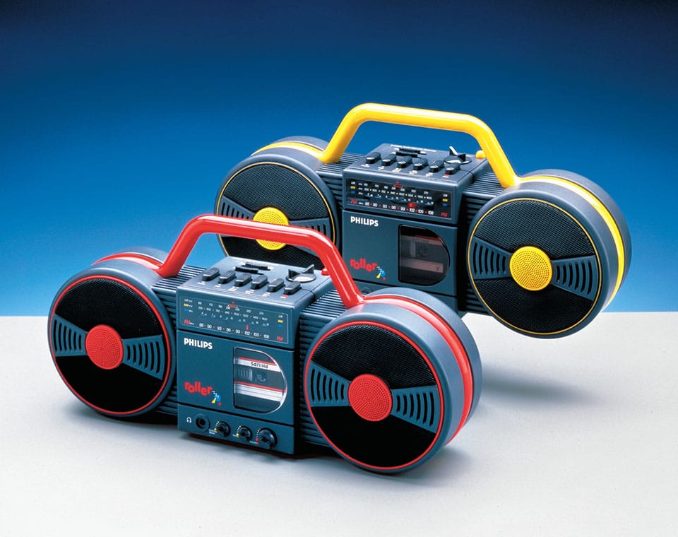 Roller Radio in diverse kleuren, 1986