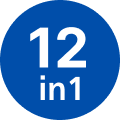 Pictogram voor 13 bereidingsfuncties