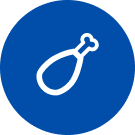 Pictogram voor kippenpoten