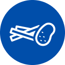 Pictogram voor verse frites