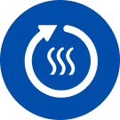 Pictogram voor opwarmen