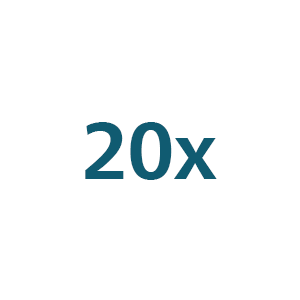 20x - pictogram