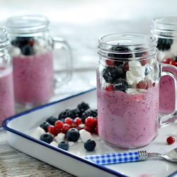 Bosvruchten merengue shake
