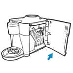 Senseo&reg; Sarista koffiezetapparaat met bonentrechter