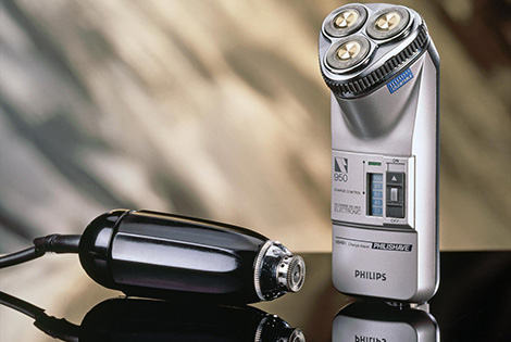Gladder dan glad: Philips’ roterend scheersysteem