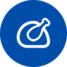 Pictogram voor kip